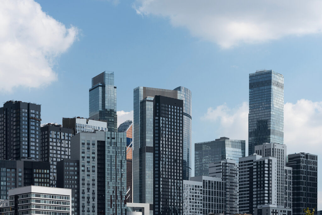 moscow,city,business,center,.,a,complex,of,modern,high rise